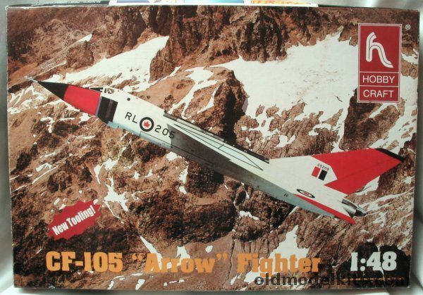 Hobby Craft 1/48 Avro CF-105 Arrow, HC1659 plastic model kit